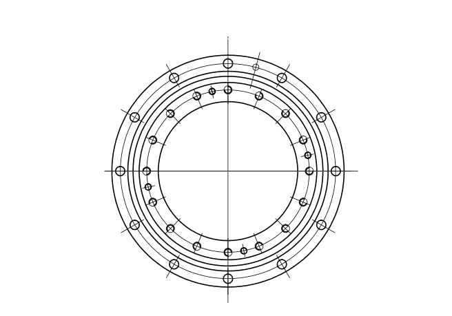 諧波減速器用軸承SHG(SHF)型結(jié)構(gòu)尺寸